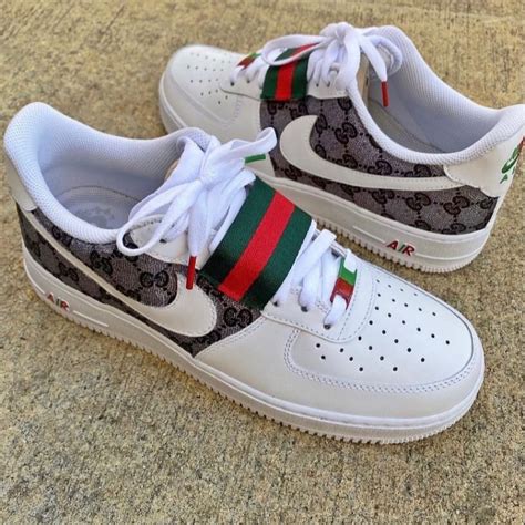 custom air force 1 gucci|air force 1 gucci fabric.